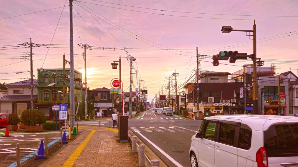 Kreuzung in Kawagoe