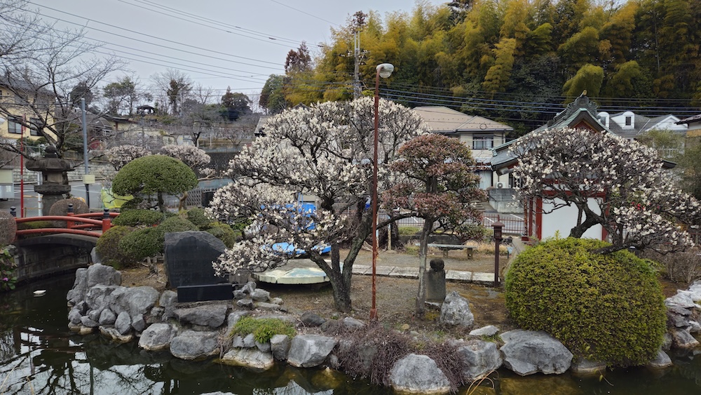 Kleine Schrein zwischen den Seibu Dome und Yamaguchi Kannon