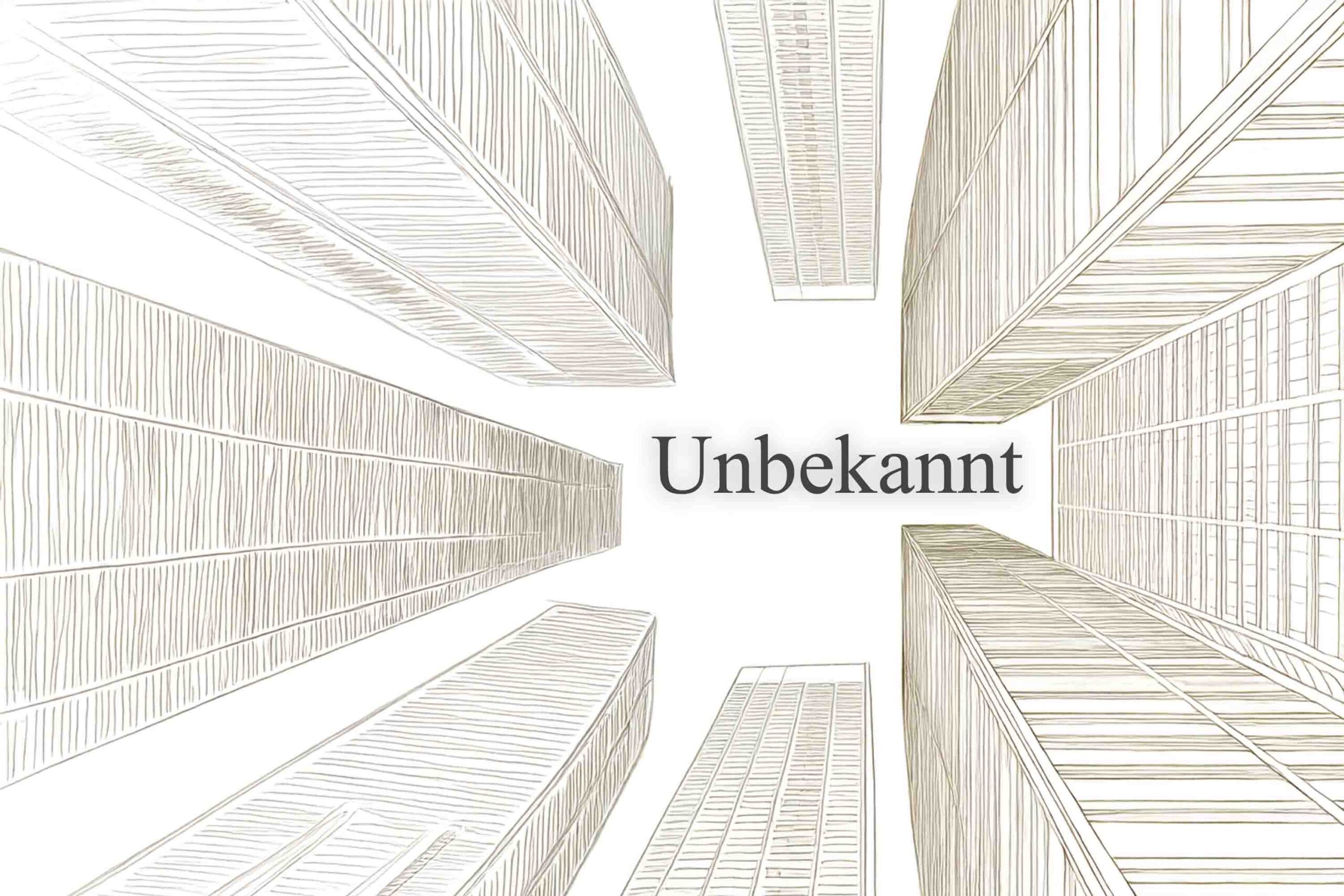 Unbekannt – ein Roman