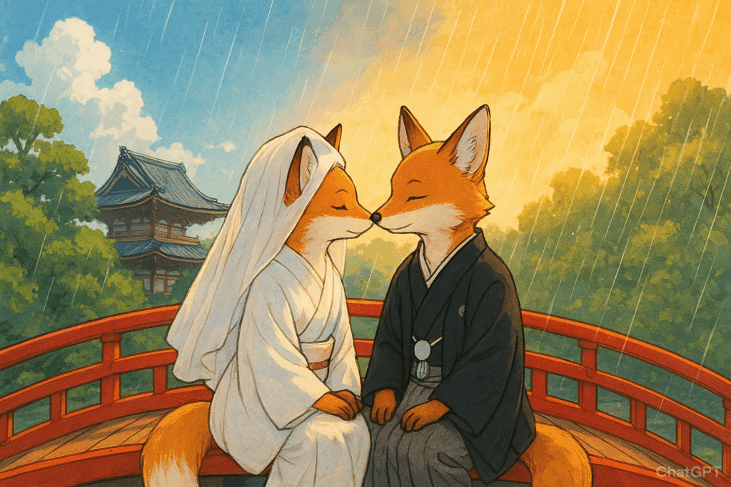 狐の嫁入り - Kitsune no yomeiri - die Fuchshochzeit