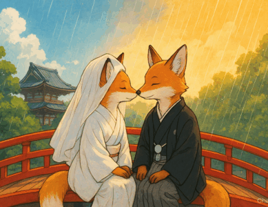 Wenn Füchse heiraten – 狐の嫁入り