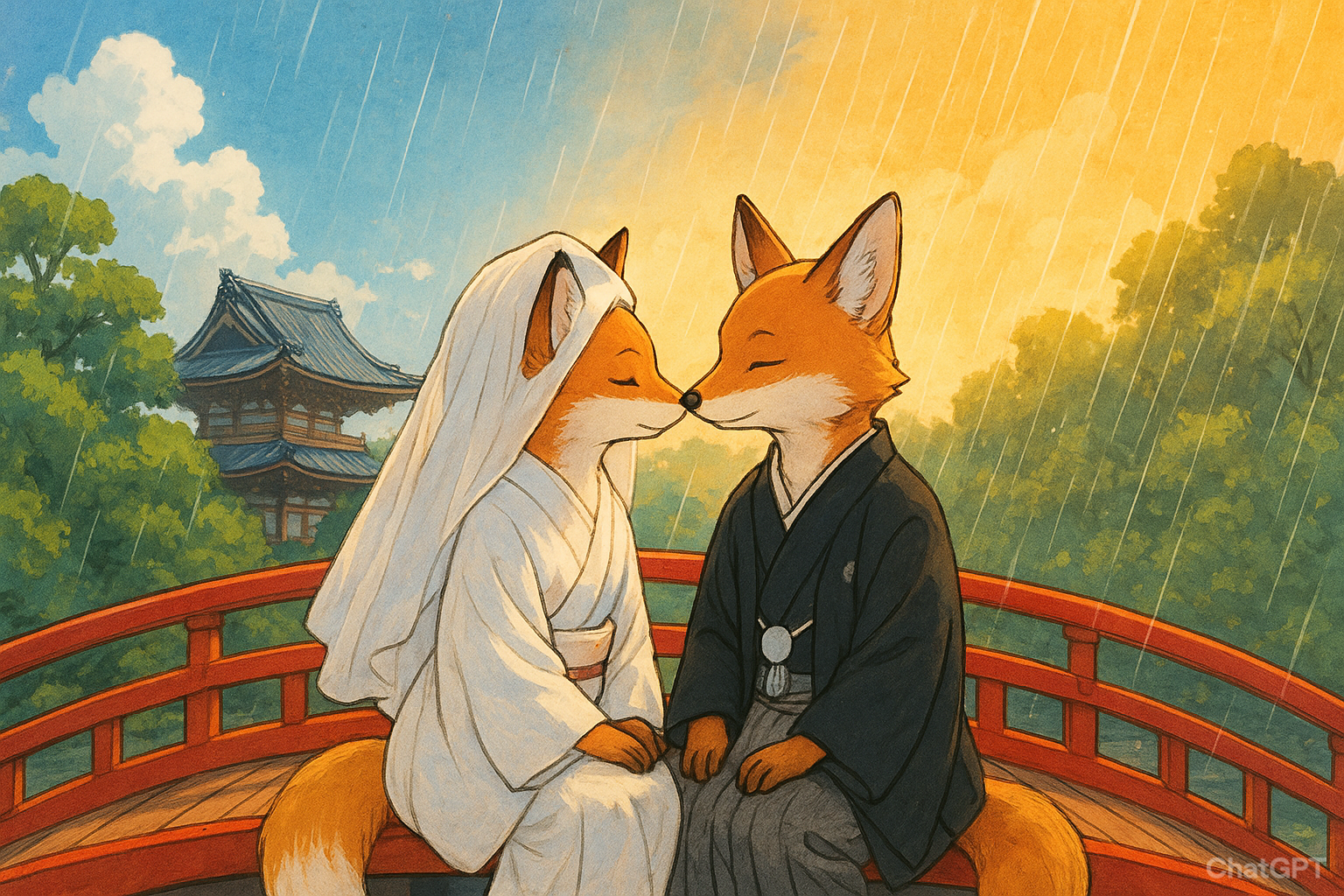 Wenn Füchse heiraten – 狐の嫁入り