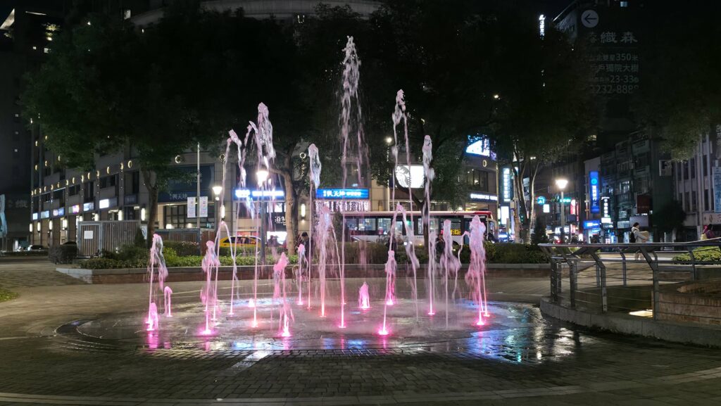 Straße in Taipei, Taiwan