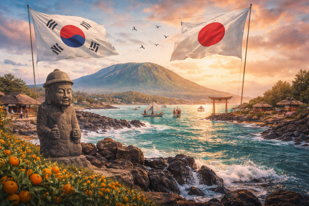 Jeju - Südkorea - Japan